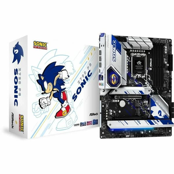 Moderkort ASRock Z790 PG SONIC för Intel Z790 LGA 1700 - Kraftfullt moderkort för avancerade prestanda.