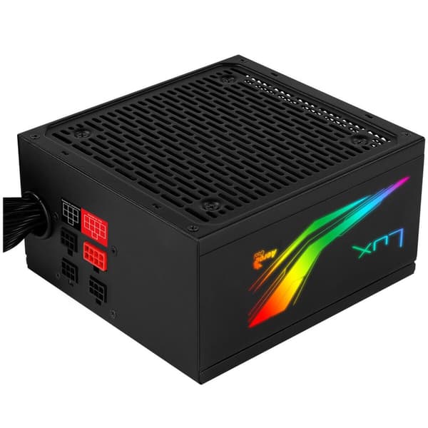 Strømforsyning Aerocool LUXRGB550M 550 W 80 Plus Bronze - Effektiv 550W strømforsyning med 80 Plus Bronze-certificering.