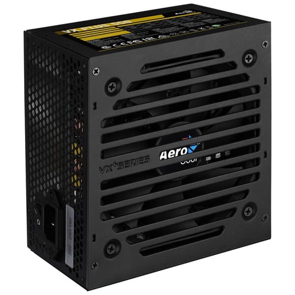 Strømforsyning Aerocool VX PLUS 650 650 W ATX - Effektiv og pålidelig strømforsyning til computere med 650 W effekt.