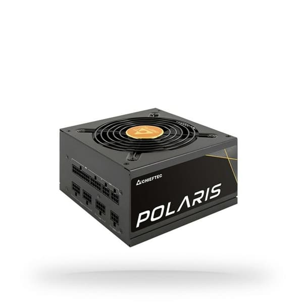 Chieftec Polaris 650 W 80 Plus Gold RoHS Modulær - Strømforsyning med høj effektivitet og modulær design. Fremragende til dit system!