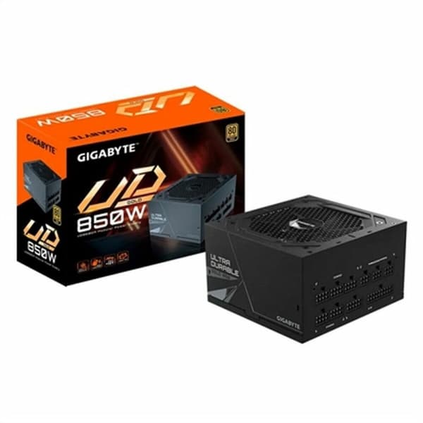 Strømforsyning Gigabyte UD850GM ATX 850W 80 Plus Guld – Effektiv og pålidelig strømforsyning til computere.