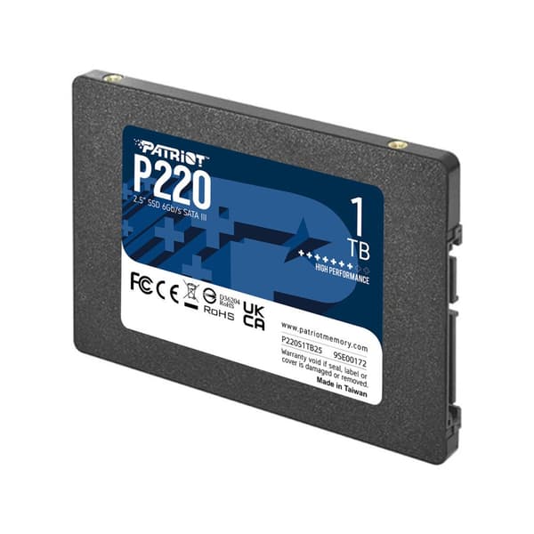 Harddisk Patriot Memory 1 TB SSD - Kraftfuld lagring med P220 teknologi
