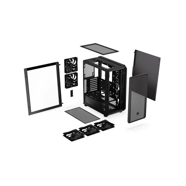 Ulko-Endorfy Arx 500 Musta 3,5 2,5 ATX Mini-ITX mATX - Kätevä ulkoinen kovalevykotelo eri emolevytyypeille.