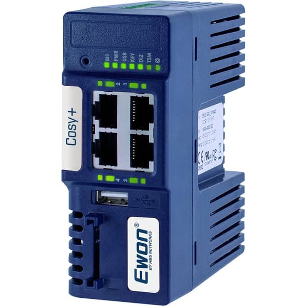 EWON EC71330_00MA Router fjärrunderhåll Ethernet, USB Antal ingångar: 1 x Antal utgångar: 2 x 24 V/DC, 12 V/DC 1 st