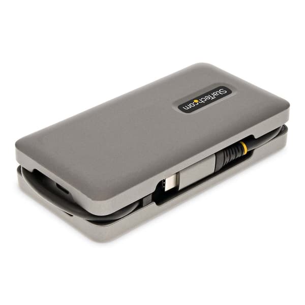 USB-HUB Startech DKT31CVHPD3 4K Ultra HD Grå - Højhastigheds USB-hub til 4K Ultra HD-opløsning fra Startech i grå farve.