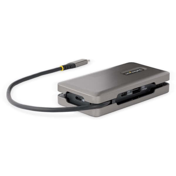 USB-HUB Startech DKT31CVHPD3 4K Ultra HD Grå - Højhastigheds USB-hub til 4K Ultra HD-opløsning fra Startech i grå farve.