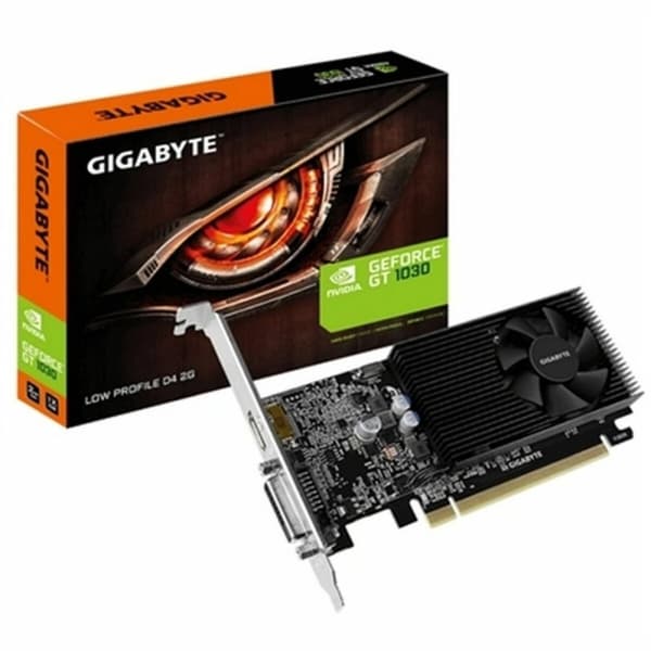 Gigabyte GeForce GT 1030 2GB GDDR4 - Tehokas peli- ja multimedianäytönohjain. Koe huippusuorituskyky ja terävät kuvat.