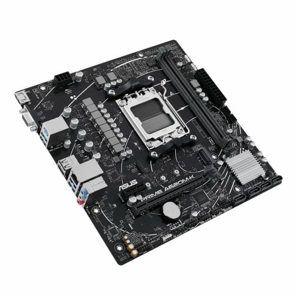 ASUS A620M-K Bundkort til AMD AM5 - Kraftfuldt bundkort til AMD-processorer. Optimeret ydeevne og pålidelighed til dit system.