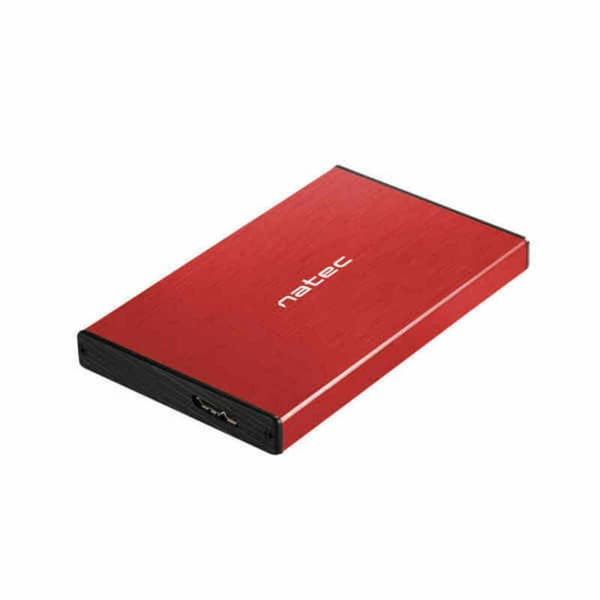 Harddisk etui Natec NKZ-1279 Sort Rød USB Micro-USB USB 3.2 - Praktisk og stilfuldt etui til ekstern harddisk med USB-forbindelse.