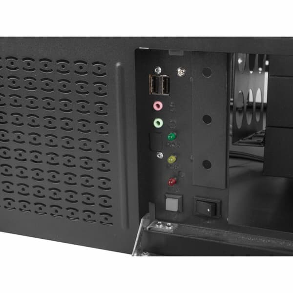 ATX Chassi Lanberg SC01-4504-08B 4U Svart HP Torn - Praktisk och stilren datorchassi för effektivt användande.