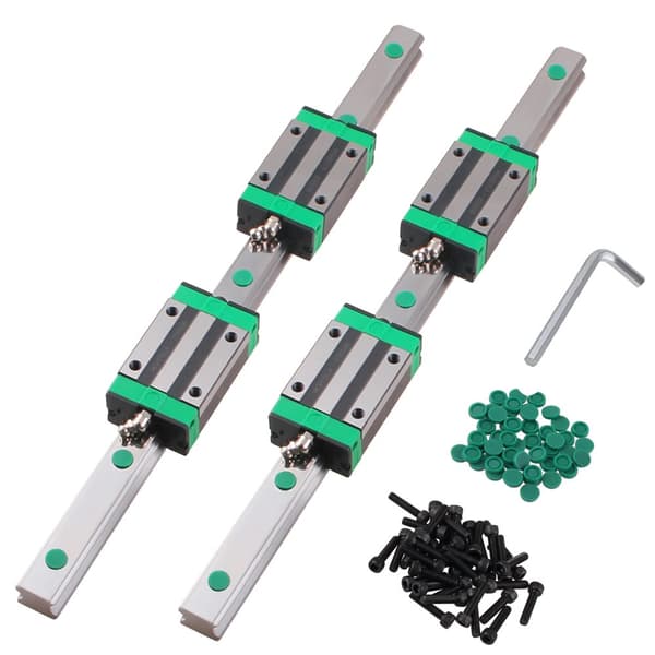 Lineær Guide Skinne Sæt, Inkluderer 2 HGR20 Skinner, 4 HGH20CA Slider Blokke,800 mm, HGH20CA
