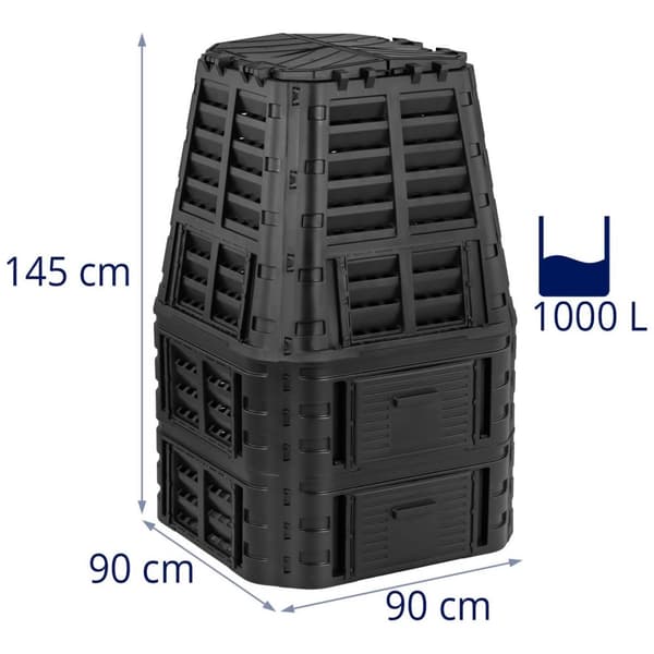 Hillvert Kompostbehållare - 1000 L