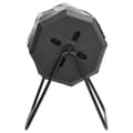 Miniatyrbilde 3 av 7: vidaXL Kompostbeholder for hage svart 73x64x95 cm 160 L