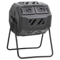 Miniatyrbilde 1 av 7: vidaXL Kompostbeholder for hage svart 73x64x95 cm 160 L
