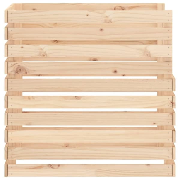 vidaXL Komposti 80x80x78 cm täysi mänty