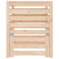 Miniatyrbilde 5 av 11: vidaXL Kompostlåda 63,5x63,5x77,5 cm massiv furu