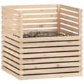 Miniatyrbild 4 av 10: vidaXL Kompostlåda 100x100x102 cm massiv furu
