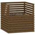 Pikkukuva 4 / 10: vidaXL Komposti hunajanruskea 100x100x102 cm täysi mänty