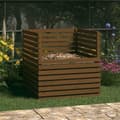Pikkukuva 9 / 10: vidaXL Komposti hunajanruskea 100x100x102 cm täysi mänty