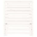Miniatyrbilde 4 av 11: vidaXL Kompostkasse hvid 82,5x82,5x99,5 cm heltre furu