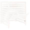 Miniatyrbilde 5 av 11: vidaXL Kompostkasse hvid 82,5x82,5x99,5 cm heltre furu