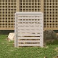 Miniatyrbilde 10 av 11: vidaXL Kompostkasse hvid 82,5x82,5x99,5 cm heltre furu