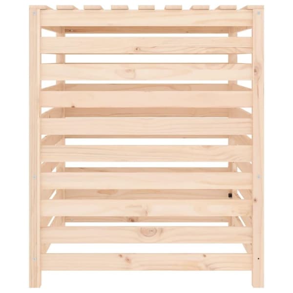 vidaXL Kompostkasse 82,5x82,5x99,5cm heltre furu