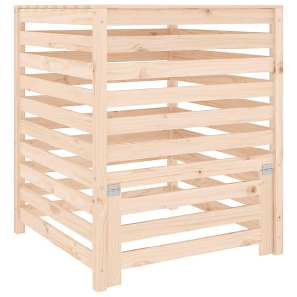 vidaXL Kompostkasse 82,5x82,5x99,5cm heltre furu