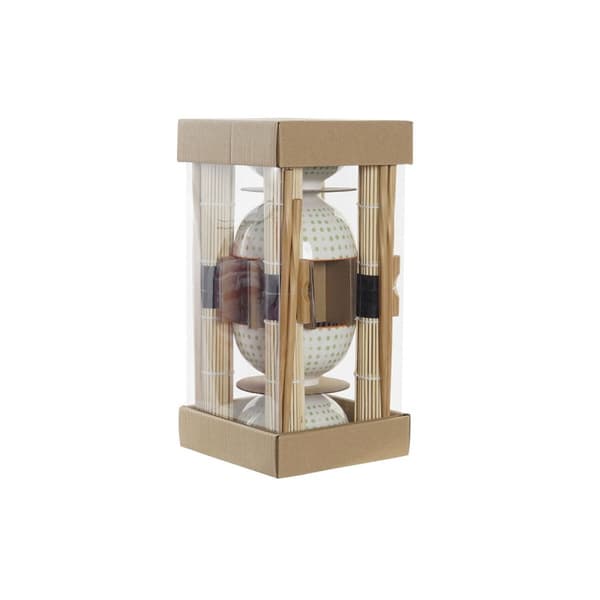 Sushiset DKD Home Decor 14,5 x 14,5 x 31 cm Blå Vit Stengods Orientalisk (16 Delar)