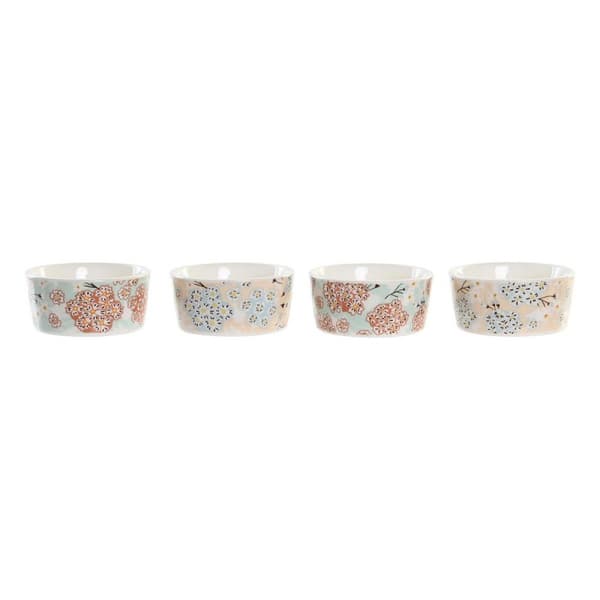 Snacksbricka DKD Home Decor 19,7 x 19,7 x 1 cm Grön Stengods