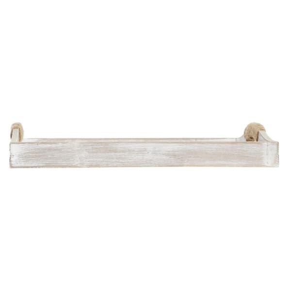 Uppsättning med Brickor DKD Home Decor Multicolour 40 x 30 x 6 cm Trä MDF (2 antal)