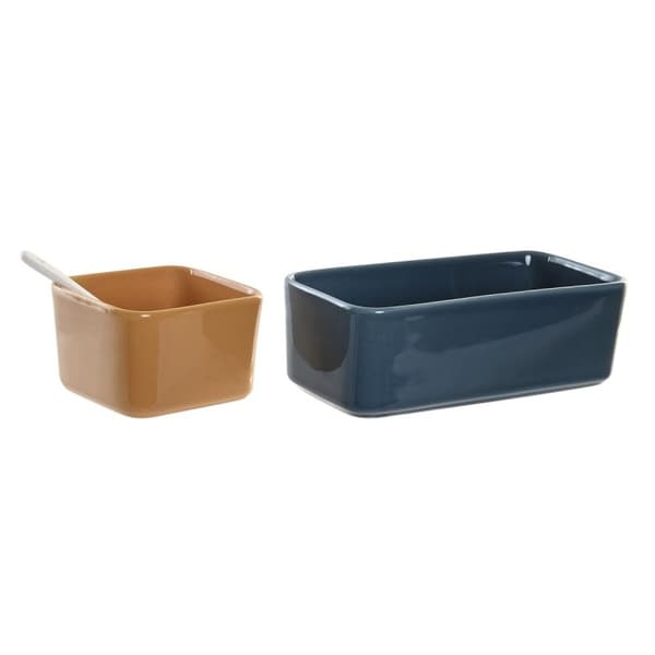 Tilltuggsset DKD Home Decor Porslin Multicolour Bambu 5 Delar (27 x 26 x 8 cm)