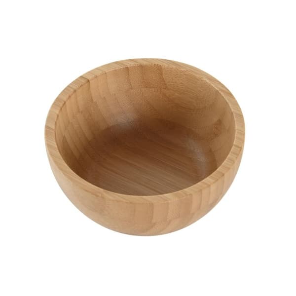 Snacksskål DKD Home Decor Naturell Bambu 12,5 x 12,5 x 6 cm