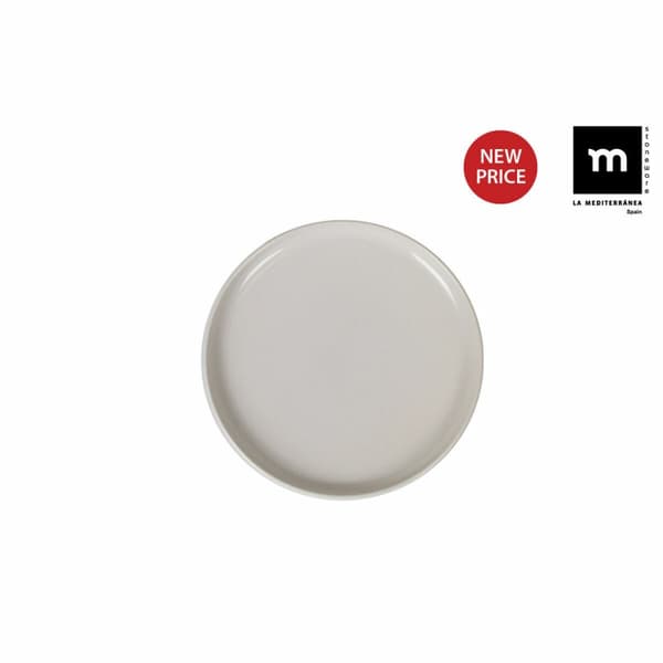 Platt skål La Mediterránea Ivory Glans Rund (6 antal)