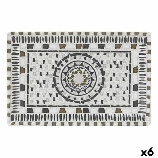 Djup tallrik La Mediterránea Barroc Rektangulär 30 x 20 x 2,5 cm (6 antal) (30 x 20 cm)