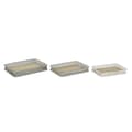 Miniatyrbild 1 av 2: Uppsättning med Brickor DKD Home Decor 53 x 38 x 8 cm Metall Multicolour (3 antal)