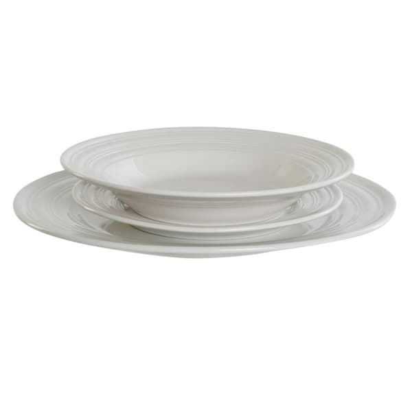 Servissats DKD Home Decor Vit Porslin 18 Delar