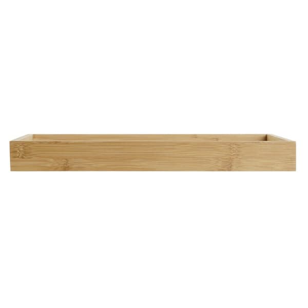 Bricka DKD Home Decor Naturell Bambu 43 x 27 x 4,5 cm