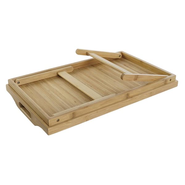 Hopfällbart sängbord DKD Home Decor Bambu 64 x 30 x 24 cm