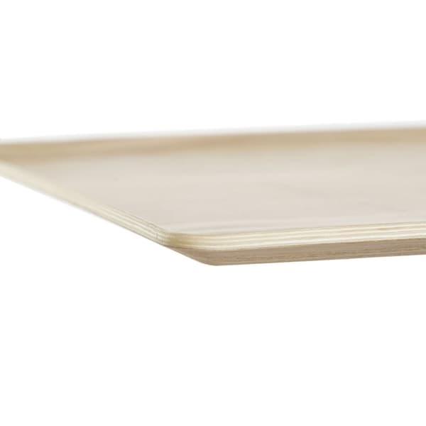 Bricka DKD Home Decor Naturell Bambu 36 x 28 cm 36 x 28 x 0,8 cm