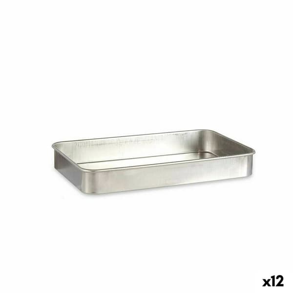 Ugnsbleck Kinvara 100155 Silvrig Aluminium 32 x 7 x 51,5 cm (12 antal)