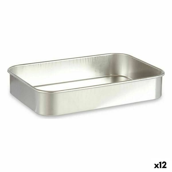 Ugnsbleck Kinvara 100150 Silvrig Aluminium 31 x 5,5 x 21,5 cm (12 antal)