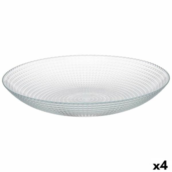 Tallriksset Pasabahce Generation Transparent Glas 23 x 7 x 23 cm (4 antal)
