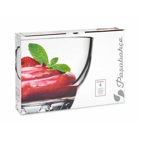Skålset Pasabahce Karaman Transparent Glas 275 ml (8 antal)