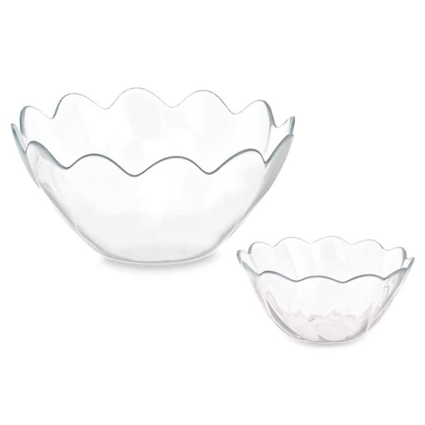 Skålset Pasabahce Hasir Transparent Glas (2 antal)