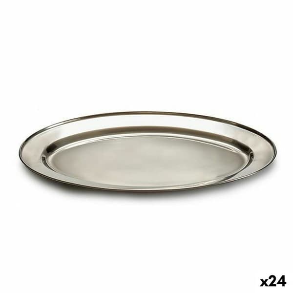 Bricka Kinvara 2037-30 Silvrig Rostfritt stål 30 x 2 x 20 cm (24 antal)