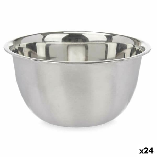 Blandskål Kinvara 3551-3750 Silvrig Rostfritt stål 3,6 L 24 x 12,5 x 24 cm (24 antal)