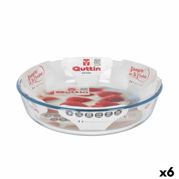 Ugnsform Quttin Glas 2,3 L ø 26 x 5,9 cm (6 antal)