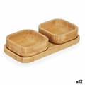 Miniatyrbild 1 av 3: Tilltuggsset Kinvara CN-KT225030 Brun Bambu 23 x 4,5 x 11 cm (12 antal)