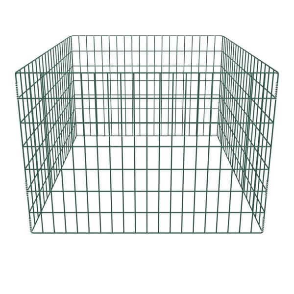 vidaXL Puutarhan verkkokomposti neliö 100 x 100 x 70 cm